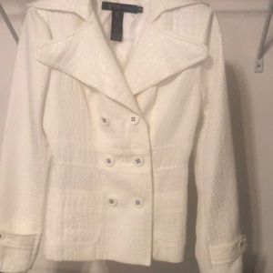 Off white double breasted jacket